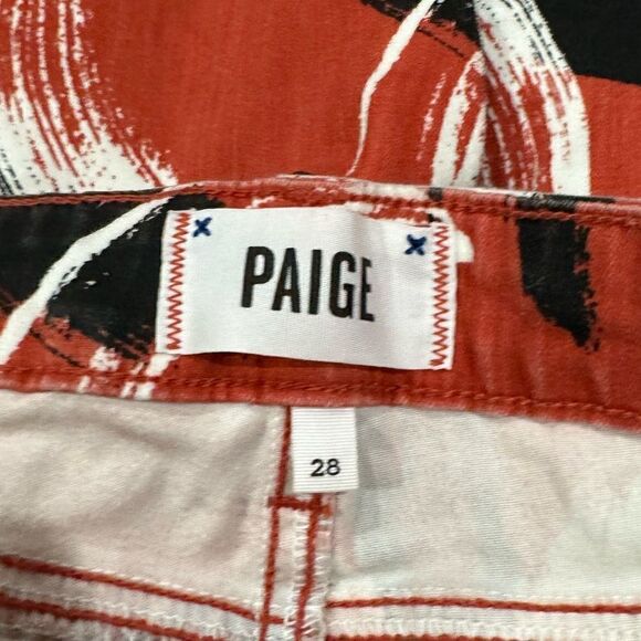 Paige Verdugo Crop Multicolored Jeans Women’s 28 - Picture 2 of 5